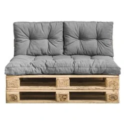 Palletkussen Florence - Grijs - 120x80 Cm -tuinmeubelen 51111035 0101