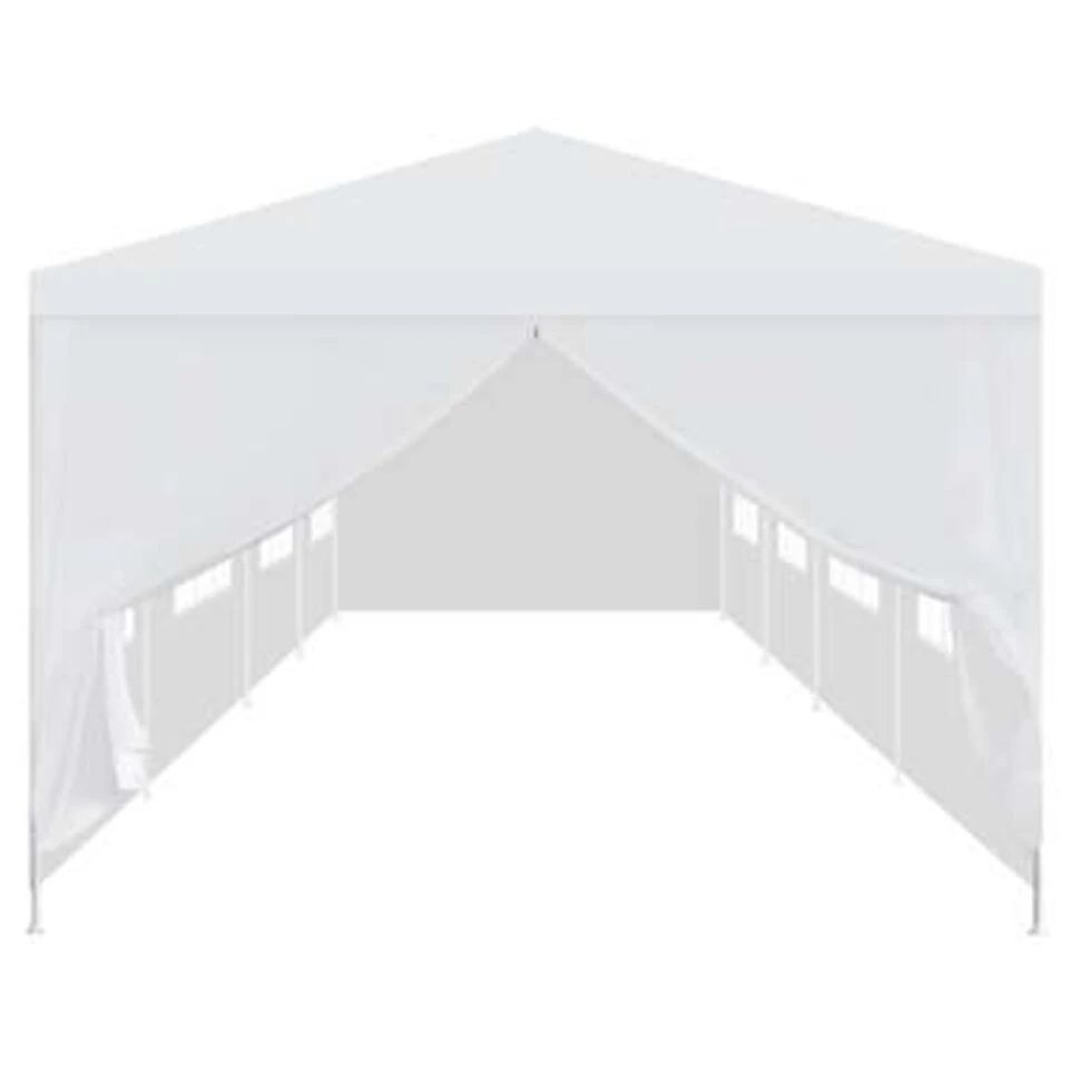 VidaXL Partytent 3x12 M Wit 4 VidaXL Partytent 3x12 M Wit - Afbeelding 2