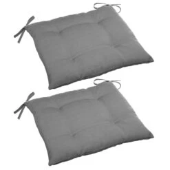 Hesperide Stoelkussens - Binnen/ Buiten Stoelen - Grijs - 40 X 4 Cm -tuinmeubelen 6416efde2af84b588cf36019703e363f