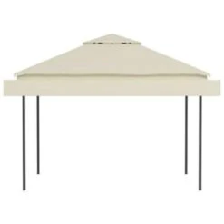 VidaXL Prieel Met Uitschuifbare Daken 180 G/m² 3x3x2,75 M Crème 9 VidaXL Prieel Met Uitschuifbare Daken 180 G/m² 3x3x2,75 M Crème -tuinmeubelen 648faee0c9474dd48bca60fd27a3f190