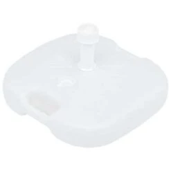VidaXL Parasolvoet Gevuld Met Zand/water 16 L Kunststof Wit -tuinmeubelen 67be485418c24270a351c3cff4178e04