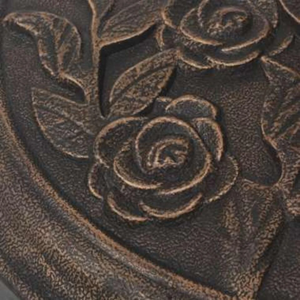 VidaXL Parasolvoet Rond 9 Kg Hars Bronskleurig 4 VidaXL Parasolvoet Rond 9 Kg Hars Bronskleurig - Afbeelding 2