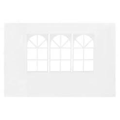 VidaXL Tentwanden Met Raam PE Wit 2 St 7 VidaXL Tentwanden Met Raam PE Wit 2 St -tuinmeubelen 7a2df1dced0b44d08468d0f46e1f1e96