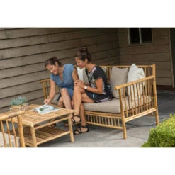 Exotan Bank Bamboo - Bruin (incl. Kussens) -tuinmeubelen 81012377 0102