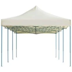 VidaXL Vouwtent Pop-up 3x9 M Crème -tuinmeubelen 815d0feb6bd645599a150f378a25a601