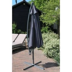 Zweefparasol 300cm Antraciet -tuinmeubelen 8b8c20ae88a94dacbc1b37ad76c2d746