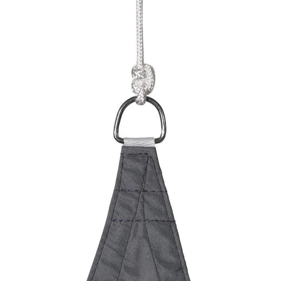 Hesperide Schaduwdoek Curacao - Driehoekig - Grijs - 3x3m 4 Hesperide Schaduwdoek Curacao - Driehoekig - Grijs - 3x3m - Afbeelding 2