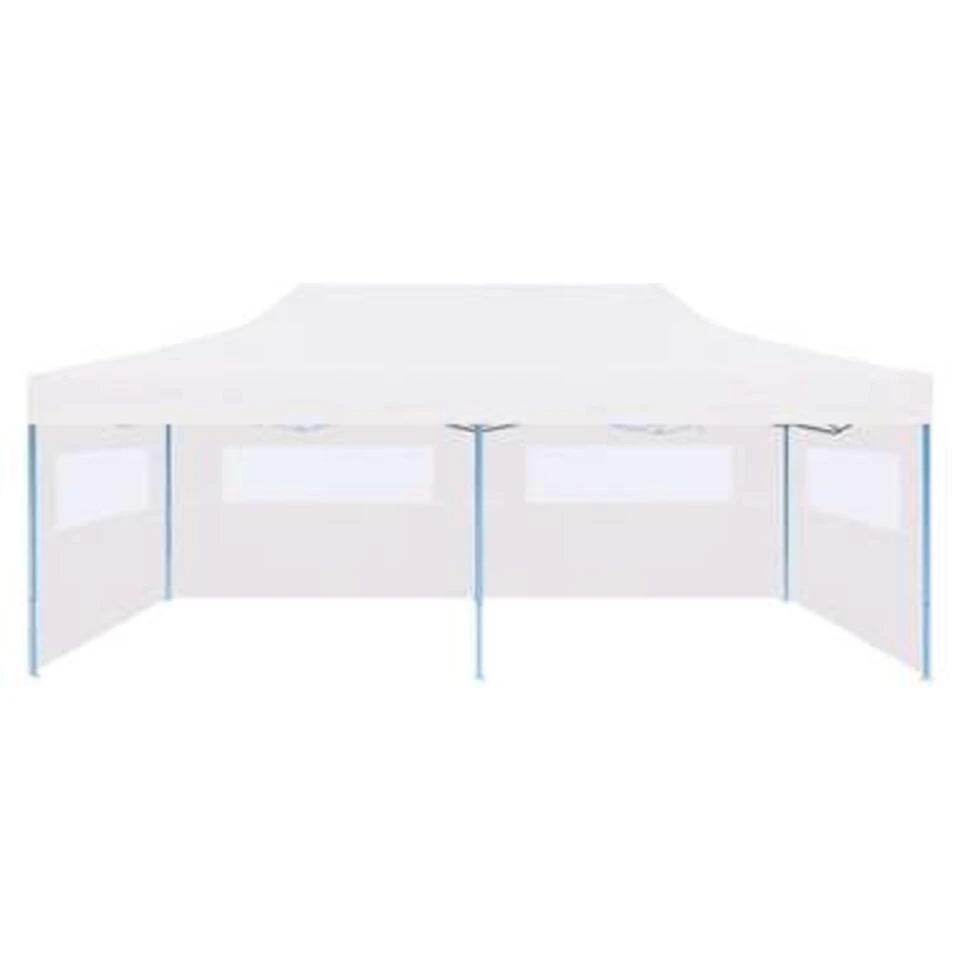 VidaXL Partytent Pop-up Met Zijwanden 3x6 M Staal Wit 6 VidaXL Partytent Pop-up Met Zijwanden 3x6 M Staal Wit - Afbeelding 4