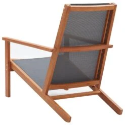 VidaXL Loungestoel Massief Eucalyptushout En Textileen Grijs 9 VidaXL Loungestoel Massief Eucalyptushout En Textileen Grijs -tuinmeubelen 9e3b905143f84781b9156396d2363745