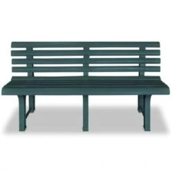 VidaXL Tuinbank 145,5 Cm Kunststof Groen -tuinmeubelen 9f64a8349d62450db1e4b23a8ebf992a