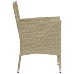 VidaXL Tuinstoelen 2 St Poly Rattan Beige -tuinmeubelen a4f2c783ad764210a205401f2114c1a8