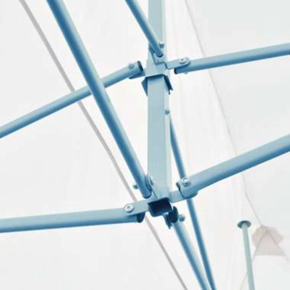 VidaXL Partytent Pop-up Met Zijwanden 3x6 M Staal Wit 4 VidaXL Partytent Pop-up Met Zijwanden 3x6 M Staal Wit - Afbeelding 2
