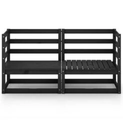 VidaXL Tuinbank 2-zits Massief Grenenhout Zwart 8 VidaXL Tuinbank 2-zits Massief Grenenhout Zwart -tuinmeubelen ae31b37973bd4edd9e069311e837fc1c