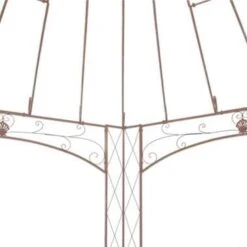 VidaXL Tuinpaviljoen 4 M Ijzer Antiekbruin 8 VidaXL Tuinpaviljoen 4 M Ijzer Antiekbruin -tuinmeubelen af374f54c0264ac1bb4485b62546c11c