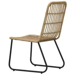 VidaXL Tuinstoelen 2 Stuks Poly Rattan Eikenkleurig -tuinmeubelen afb53fb0fe1e4070a19563dff1e4fa7d