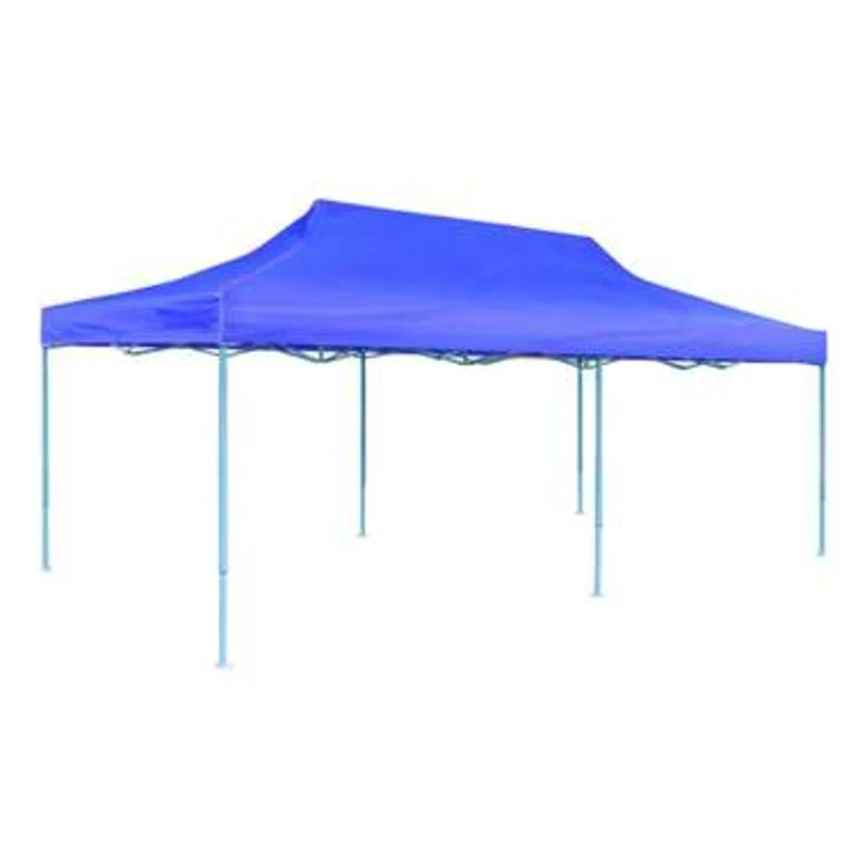 VidaXL Partytent Pop-up Inklapbaar 3x6 M Blauw 6 VidaXL Partytent Pop-up Inklapbaar 3x6 M Blauw - Afbeelding 4