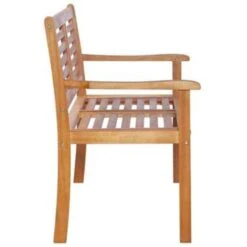 VidaXL Tweezits Tuinbank 120 Cm Massief Eucalyptushout -tuinmeubelen d89de45757b645d6849c9520f118f6dc