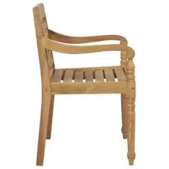 VidaXL Stoelen Batavia 2 St Massief Teakhout -tuinmeubelen da9caaeb07b4415f937984cc684f66ae