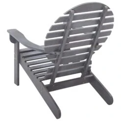VidaXL Stoel Adirondack Massief Acaciahout Grijs -tuinmeubelen e1404a1ed9754fab999cd23feb3e3428