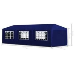 VidaXL Partytent 3x9 M Blauw 9 VidaXL Partytent 3x9 M Blauw -tuinmeubelen eb2691829c264d5387a269f05501a58a