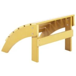 Beliani Voetenbankje ADIRONDACK - Geel Kunsthout -tuinmeubelen edc5de018d724b04806c8e551252ffed