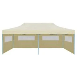 VidaXL Partytent Pop-up Inklapbaar 3x6 M Crème -tuinmeubelen f0c387cb13314905999d7da48e297d32