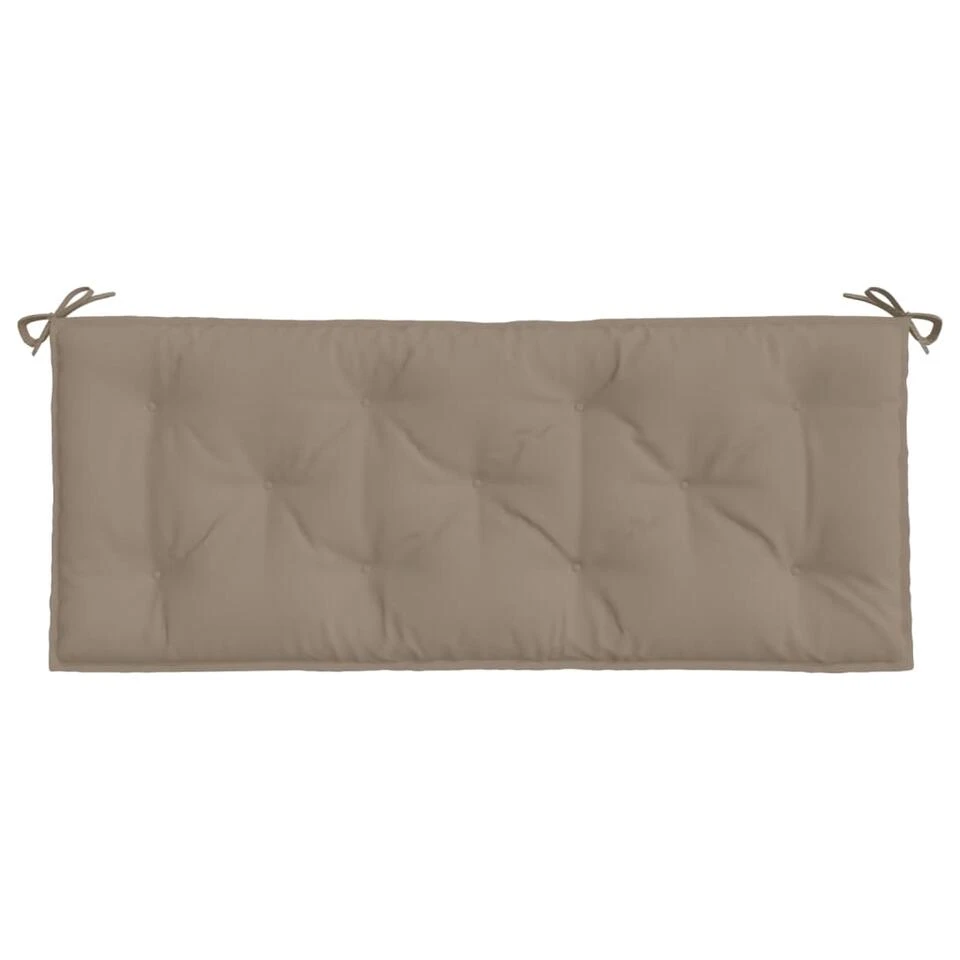 VidaXL Tuinbankkussen 120x50x7 Cm Oxford Stof Taupe 6 VidaXL Tuinbankkussen 120x50x7 Cm Oxford Stof Taupe - Afbeelding 4
