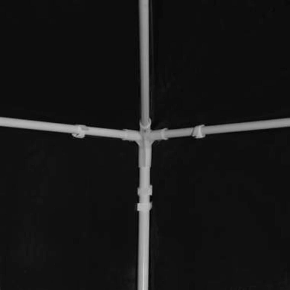 VidaXL Partytent 3x3 M Antracietkleurig 4 VidaXL Partytent 3x3 M Antracietkleurig - Afbeelding 2